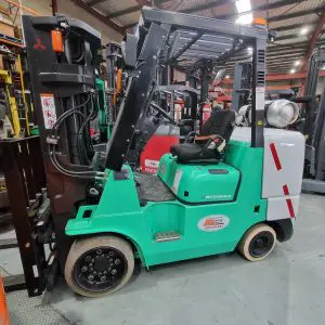 Mitsubishi FGC45KC LPG Cushion Tyre Forklift in Immaculate Condition.