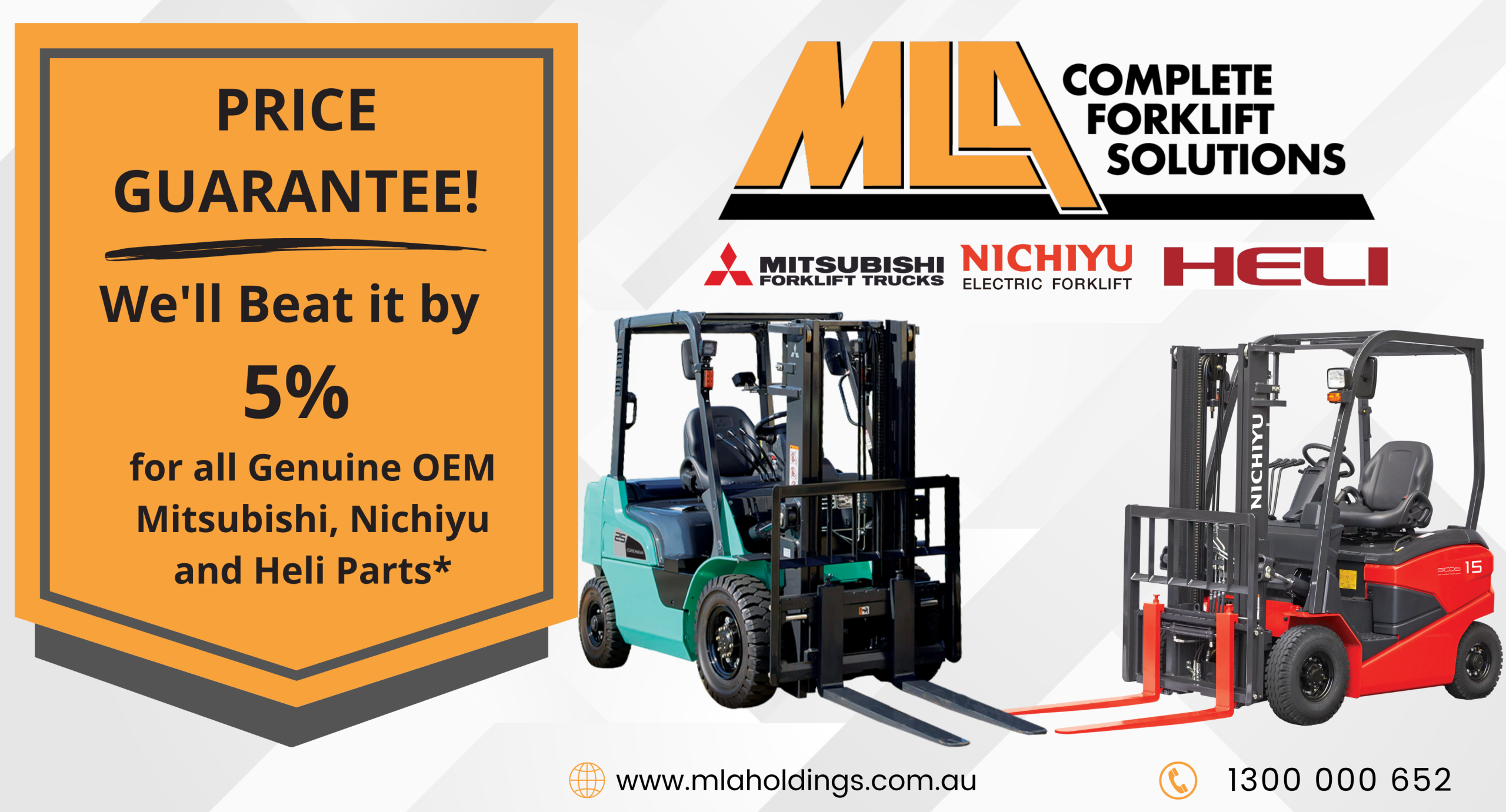 MLA Spare Parts – Price Guarantee