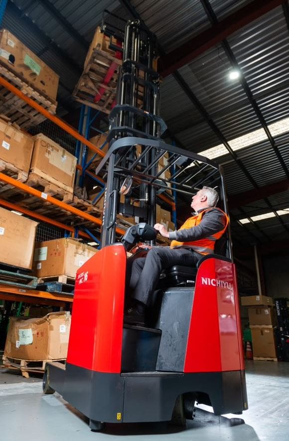 Nichiyu Reach Truck Narrow Aisle 1400kg to 2,000kg
