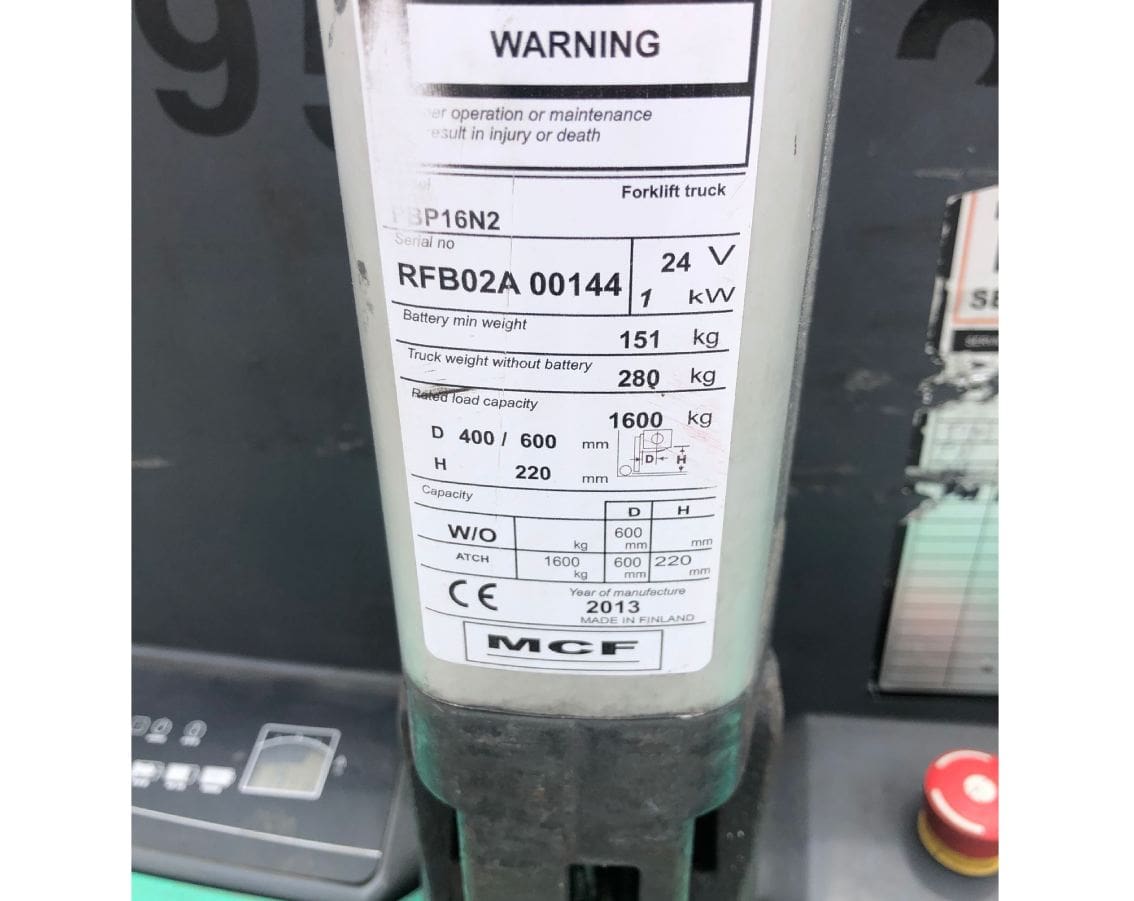 Good Condition Mitsubishi Electric Pallet Jack for Sale image 5