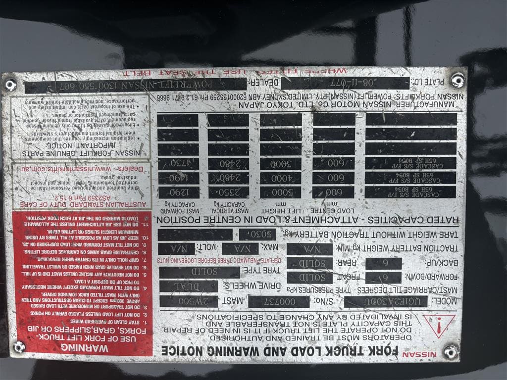 Awesome Fully Refurbished Nissan Forklift for Sale image 12