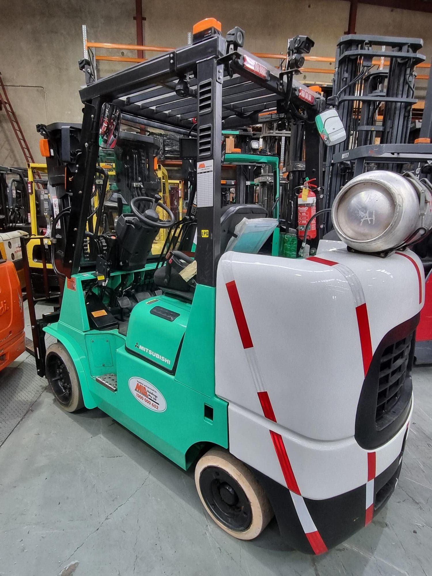 Mitsubishi FGC45KC LPG Cushion Tyre Forklift image 3