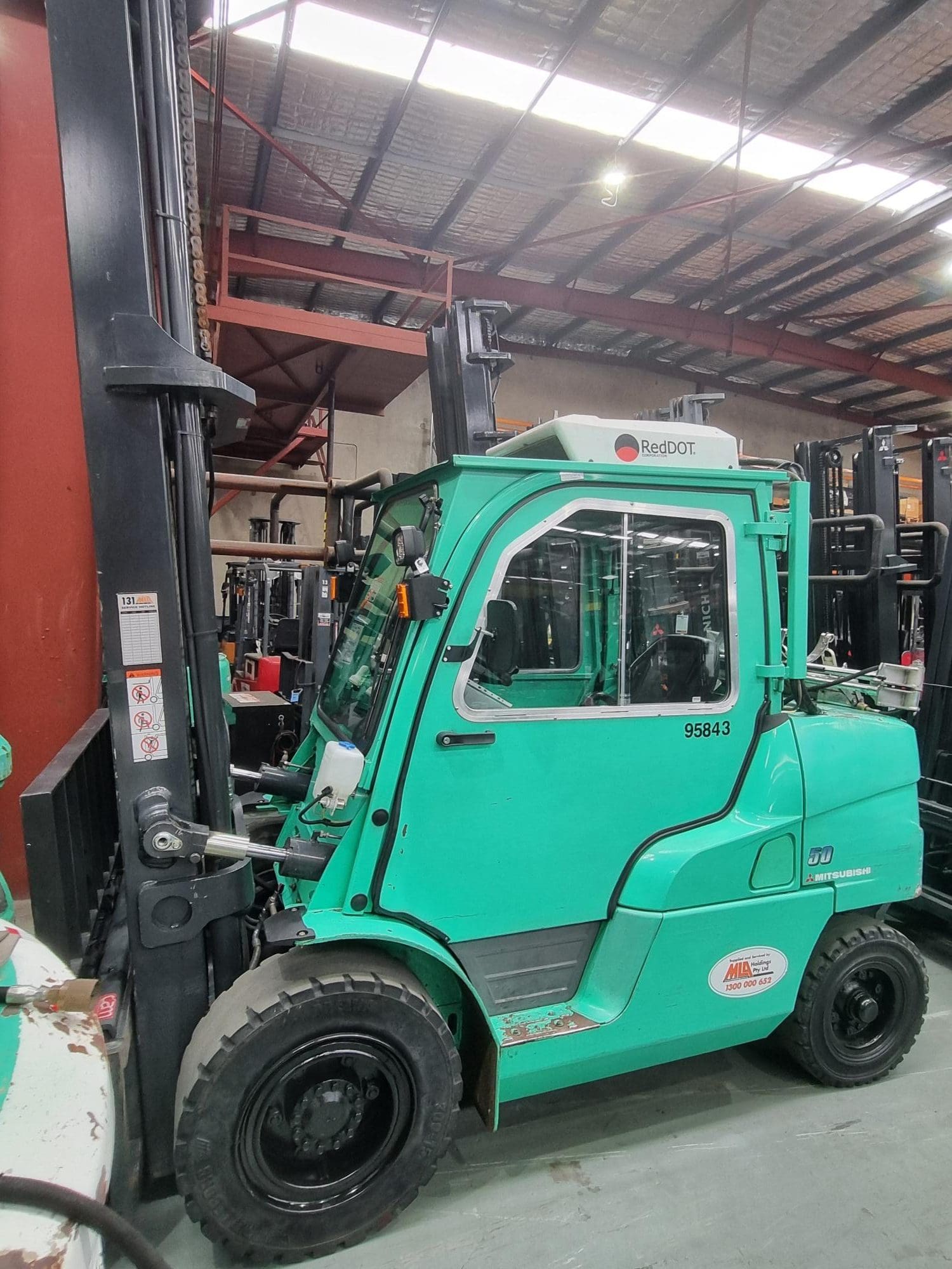 Mitsubishi FG50CN 5 Tonne LPG Forklift for Sale image 2