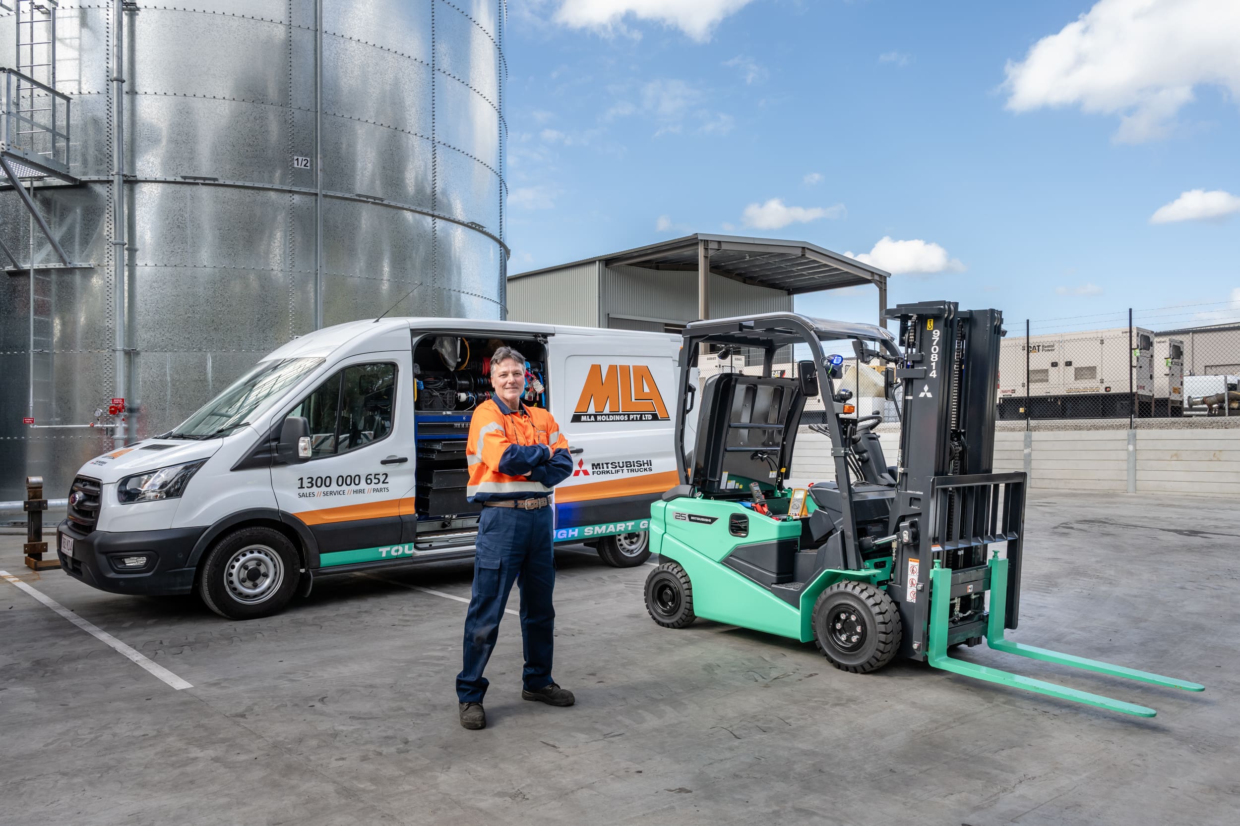 Mitsubishi Forklifts Safety Features