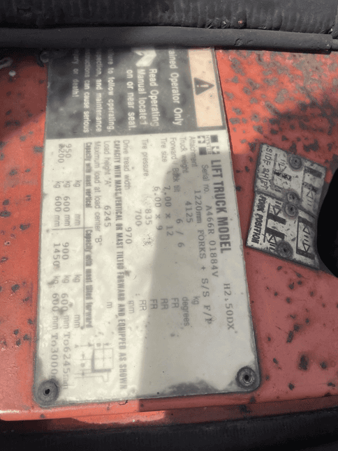 Used Hyster 2.5T Diesel Forklift image 3