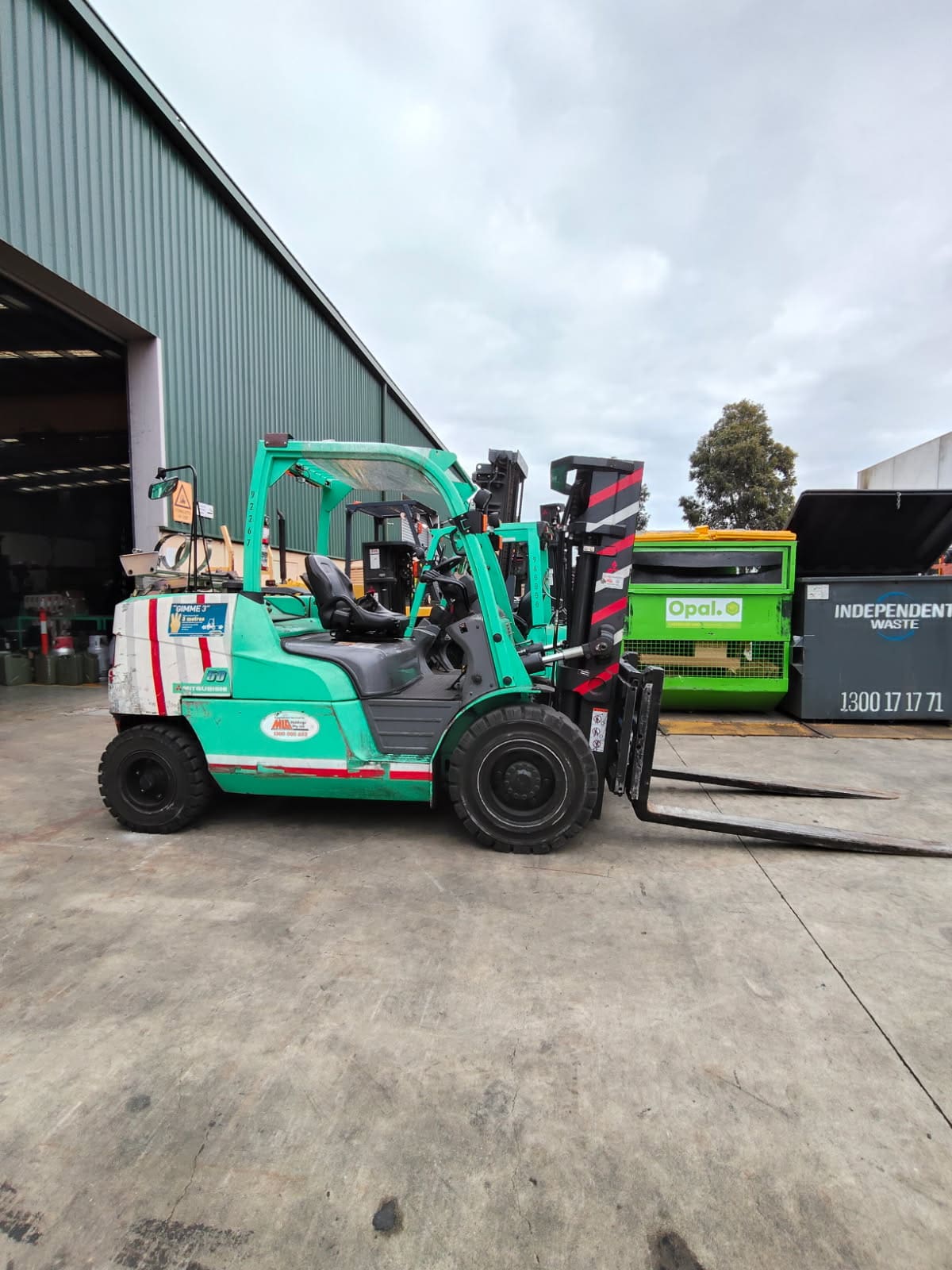 Used Mitsubishi 5.0T Forklift for sale